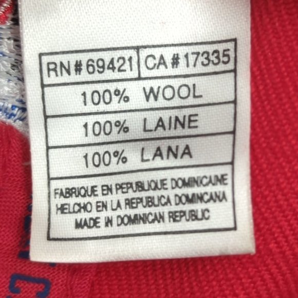 Reebok NFL New England Patriots Gridiron Classic Patriot Fitted Wool Hat Sz 8 - Picture 9 of 10